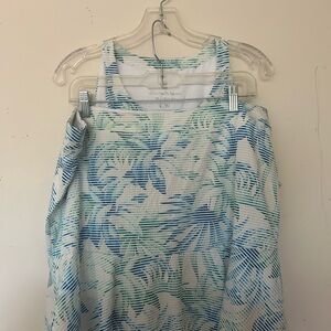 Tommy Bahama Patterned Set: TOP AND SKIRT